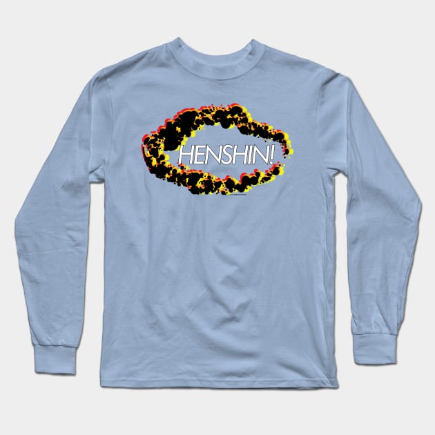 HENSHIN! Long Sleeve T-Shirt by reverendhotrod